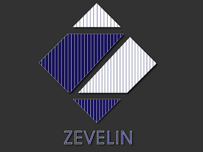 ZEVELIN blue branding branding design dailylogo design graphic design illustration logo logo design typography