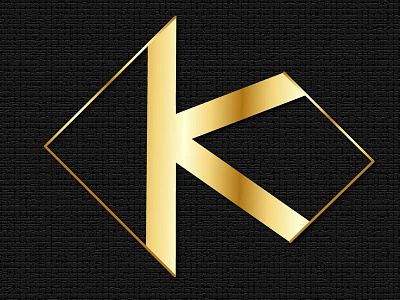 "K" letter branding branding design design elegant gold graphic design illustration k letter k logo logo logo design typography word explorations