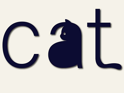 cat blue branding branding design design graphic design illustration logo logo design typography
