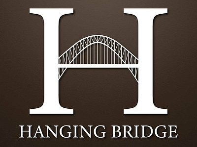 Hanging Bridge branding branding design design graphic design illustration logo logo design typography