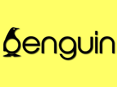 Penguin branding branding design design elegant graphic design illustration logo logo design typography