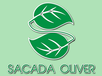 Sacada branding branding design design elegant graphic design green illustration leaf logo logo logo design typography