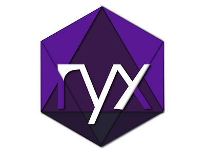 RYX blue branding branding design design elegant graphic design illustration logo logo design typography