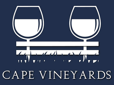 Cape Vineyards blue branding branding design design elegant graphic design illustration logo logo design minimal typography