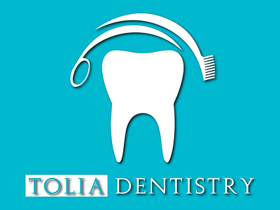 Dentistry Logo blue branding branding design dental logo design elegant graphic design illustration logo logo design minimal typography