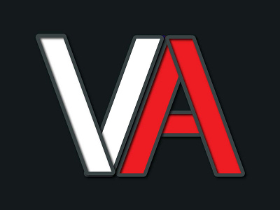 V + A branding branding design design elegant graphic design illustration logo logo design minimal typography