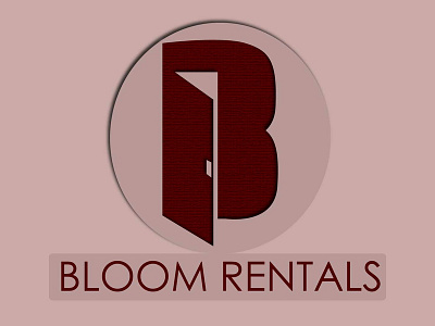 Bloom Rentals branding branding design design door logo graphic design illustration logo logo design minimal typography