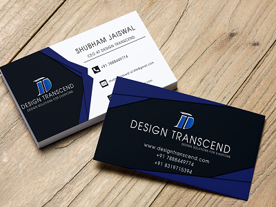 Design Transcend blue branding branding agency branding design business card design elegant graphic design illustration logo logo design stationary card typography