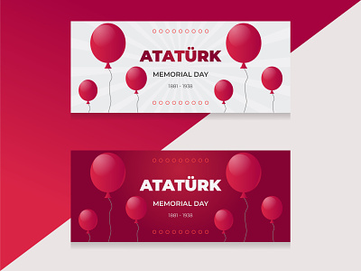 Ataturk Memorial day banner design