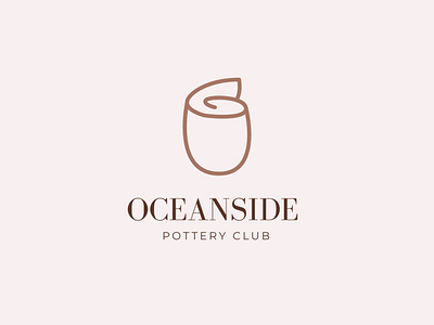 Pottery club logo design graphic design
