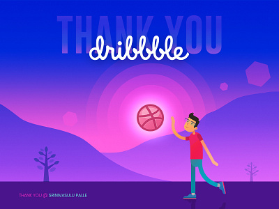 Thank You Dribble ! firstshot hellodribbble thankyou