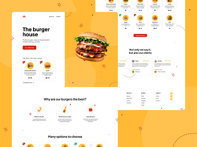 Hungry? burger burger menu clean clean ui design figma figmadesign food ui ui ux ui design uidesign uiux ux web design webdesign website website concept website design