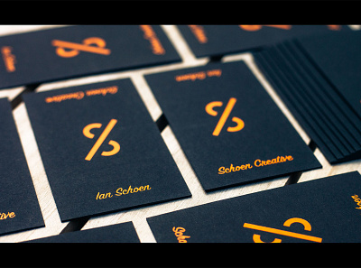 Business Cards | Schoen Creative business cards design logo photography