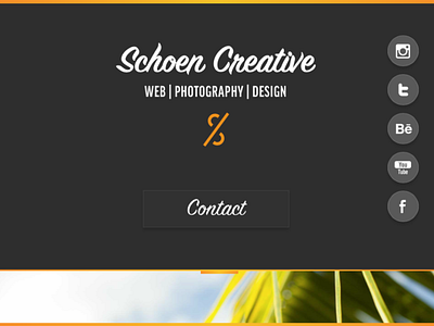 Website | Schoen Creative design identity logo photography web