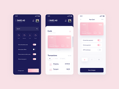 Thrifty — mobile banking (2015) design interface interface design ui ui ux ui design uidesign uiux user interface ux uxdesign