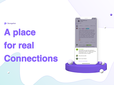 Strongether - emotional support community application