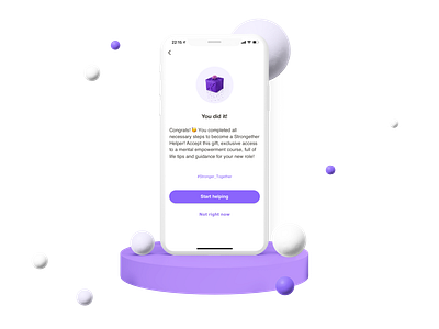 Strongether - emotional support community application