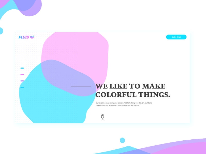 Fluid Landing Page