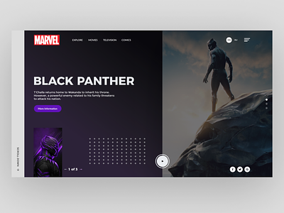 Black Panther UI Concept 2020 | Rish Designs