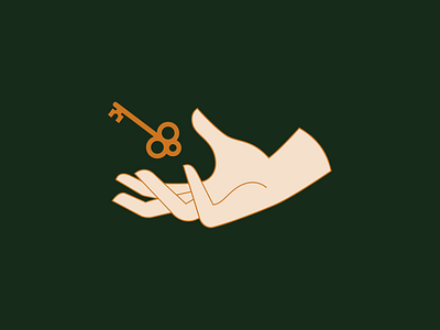 Seek hand illustration key