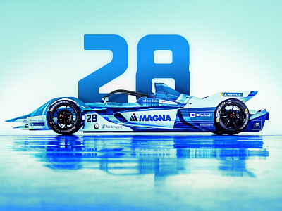 BMW Formula E blue bmw car formula e race