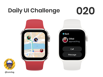Daily UI Challenge 020 - Location Tracker