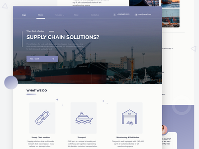 Port website adobe xd android app dailyui design dribbble ios minimal port port website transport app transportation design typography ui uidesignpatterns ux web design website website builder website concept website design