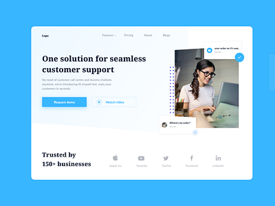 Saas Landing page