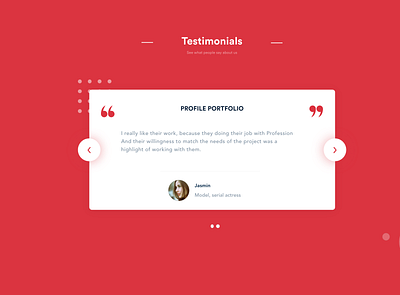 Testimonials branding dailyui design flat ios iosdesign testimonials typography ui uidesign uidesignpatterns ux