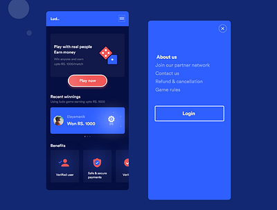 Game page android app appdesign dailyui design dribbble ios iosdesign typography ui uidesignpatterns webdesign websitedesign