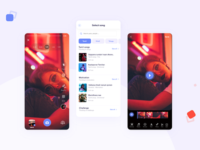 Short video app android app appdesign dailyui design dribbble interaction ios iosdesign landing page design social media design social network tiktok typography ui uidesignpatterns uiuxdesign ux webdeisgn website design