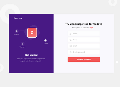 Sign up - Website design android app branding dailyui design dribbble illustration interaction landing page design login page onboarding screen saas app saas design saas landing page signup typography uidesignpatterns ux webapplication website website design