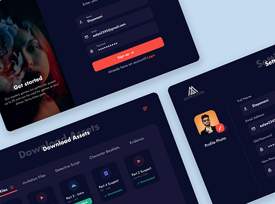 Game Website Design dailyui design dribbble game design illustration interaction ios typography ui uidesign uidesignpatterns ux uxdesign webdesign website design