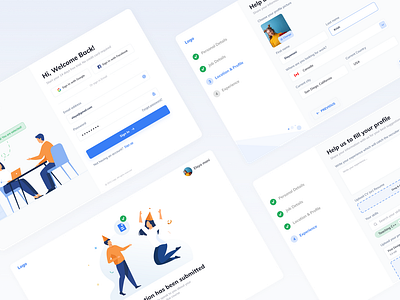 Website design - SaaS onboarding