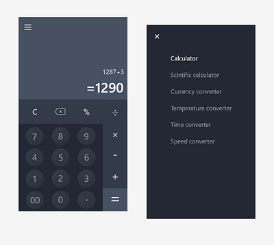 DailyUi 004-Calculator adobe xd android app branding dailyui design dribbble ios typography ui ux vector