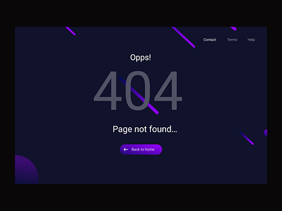 DailyUI 008-404 page