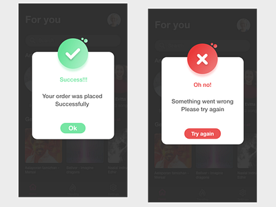 DailyUI 011 - flash messages(success and error)