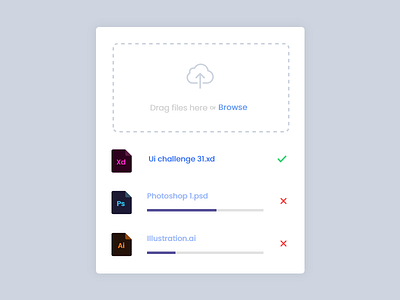 DailyUI 031 - Uploading files