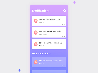 DailyUI 049 - Notifications activity feed adobe xd android app branding dailyui design dribbble flat interaction ios ios13 minimal notifications typography ui ui ux design uidesign uidesigner uidesignpatterns ux