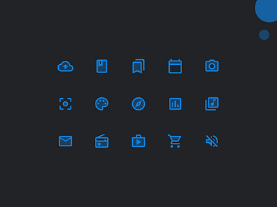 DailyUI 055 - Icon set