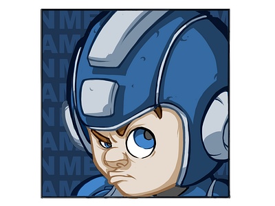 Mega Man 3 cartoon cartoon character cartoon comic cartoon illustration freelance freelance illustrator gaming megaman nes nintendo retro