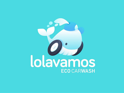 Lolavamos - Car Washing Logo