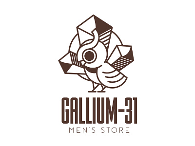 Gallium-31 Men's Store art brand design gallium graphic design graphicdesign owl