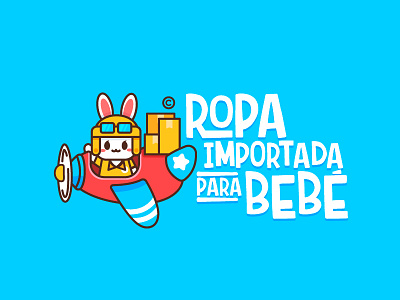 Ropa Importada para Bebé Logo art barba rosa brand cali colombia design graphic design graphicdesign logo
