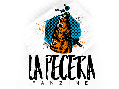 College Project: "La Pecera" Fanzine Brand. art barba rosa brand cali colombia design fanzine fish graphic design graphicdesign la pecera