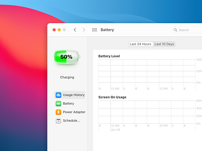 macOS Big Sur Battery Icon