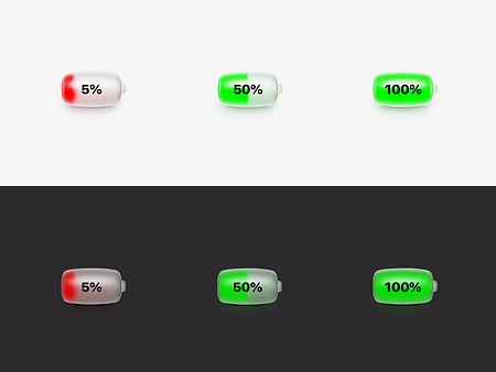 macOS Big Sur Battery Icon by Lucas Haas on Dribbble