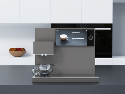 Coffee Machine 3d animation coffee coffee machine ios lucas haas ui user experience