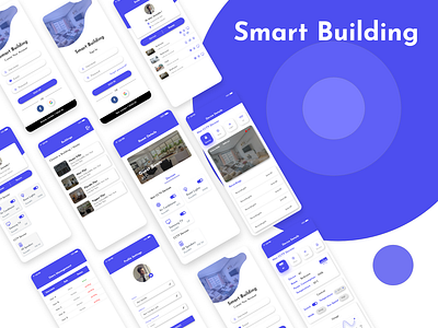 Smart Building Detective App UI adobe xd android app axure rp 9 design illustration invisionapp mobile mobile app mobile app design mobile app ui mockups ui ux