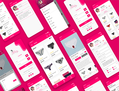 eCommerce Mobile App UI Design - Primary Theme adobe xd app ui ux branding ecommerce app ecommerce design illustration logo mobile app mobile app design mobile app ui ui ui ux